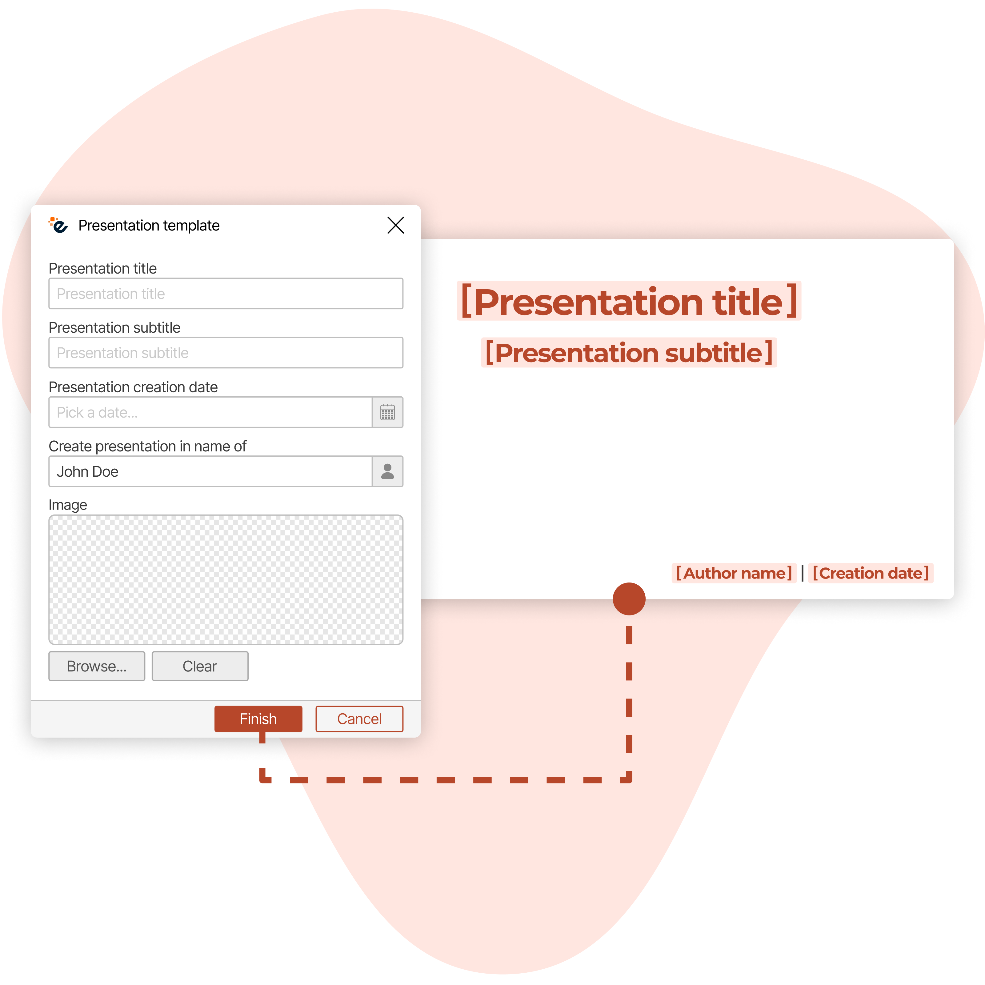 Design Microsoft PowerPoint presentations and integrate variables for faster, error-free presentation creation.