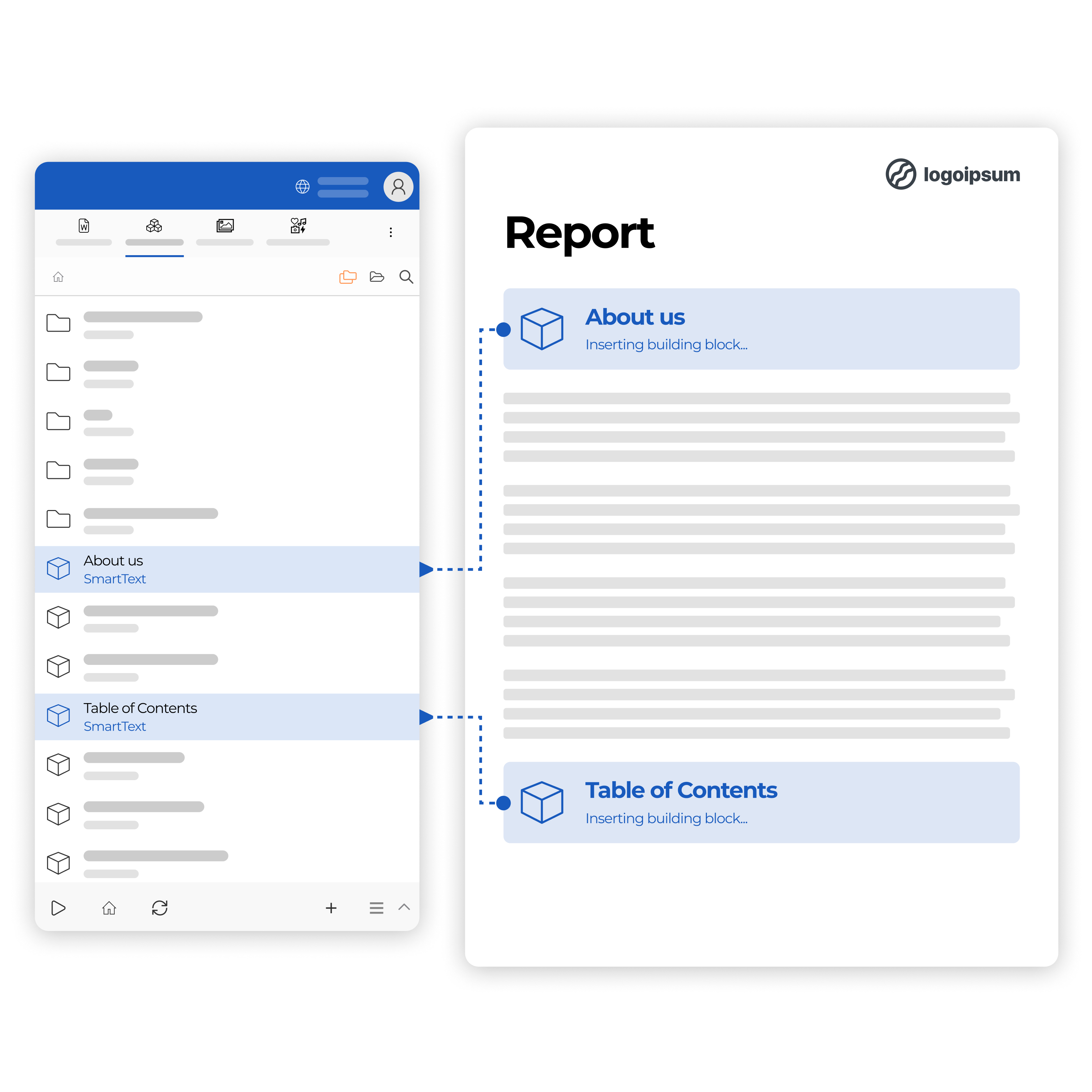 Create documents using building blocks in Microsoft Word with eformity for faster and more consistent document creation.