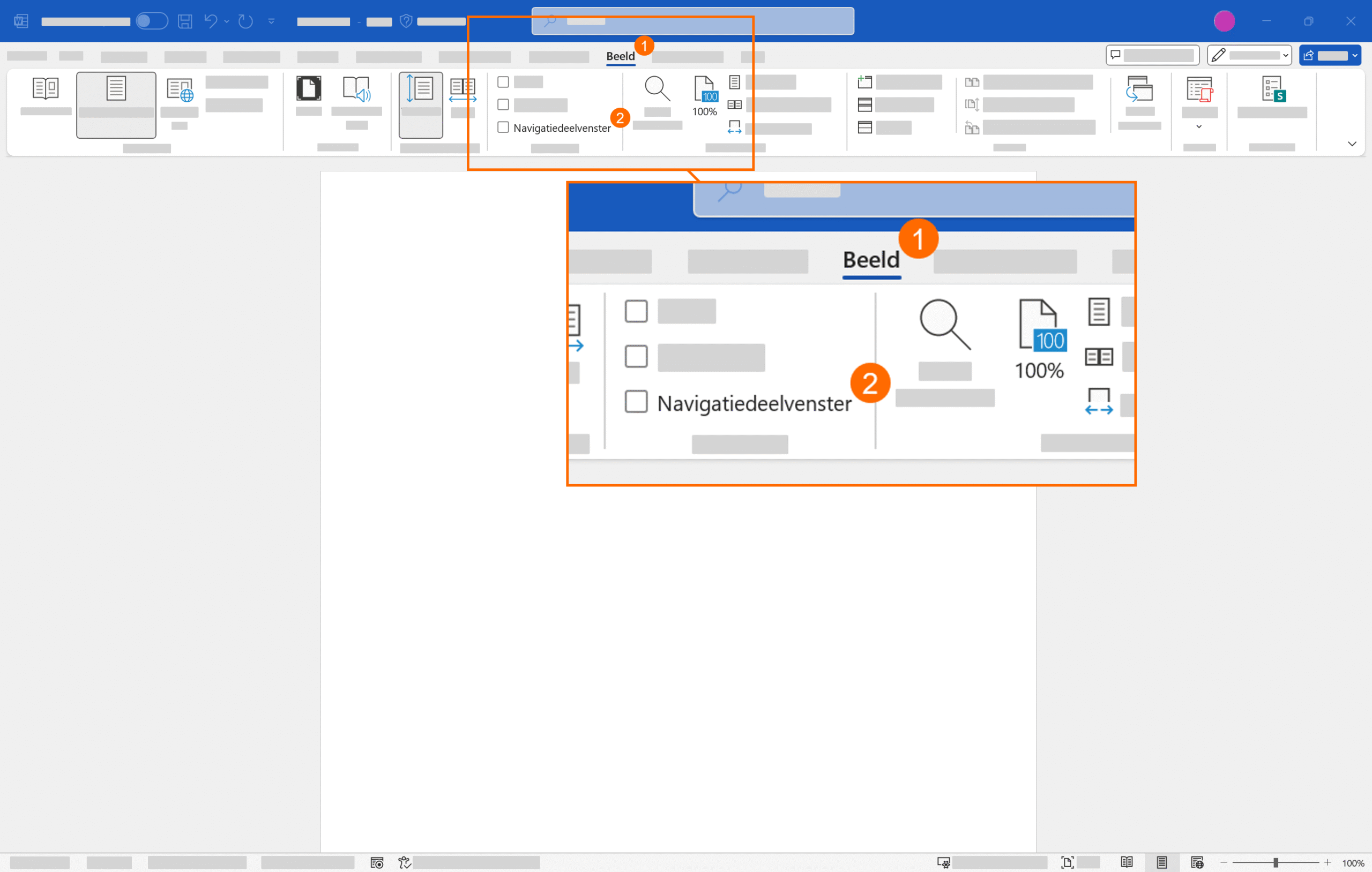 Hoe verwijder je een pagina in Word - Stap 1